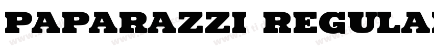 Paparazzi Regular字体转换